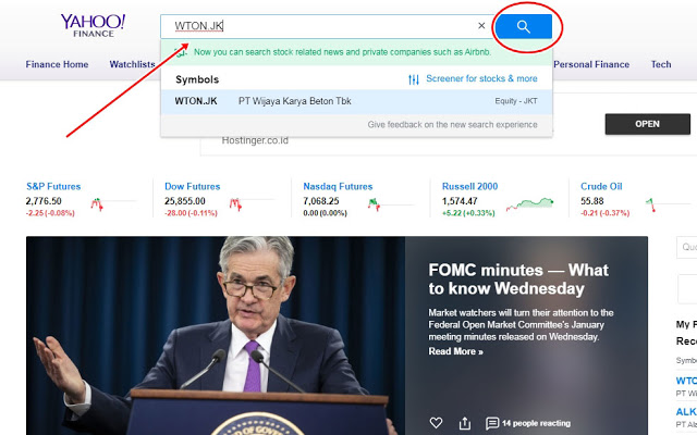 Cara Mencari Data Jumlah Saham Yang Diperdagangkan di Yahoo Finance