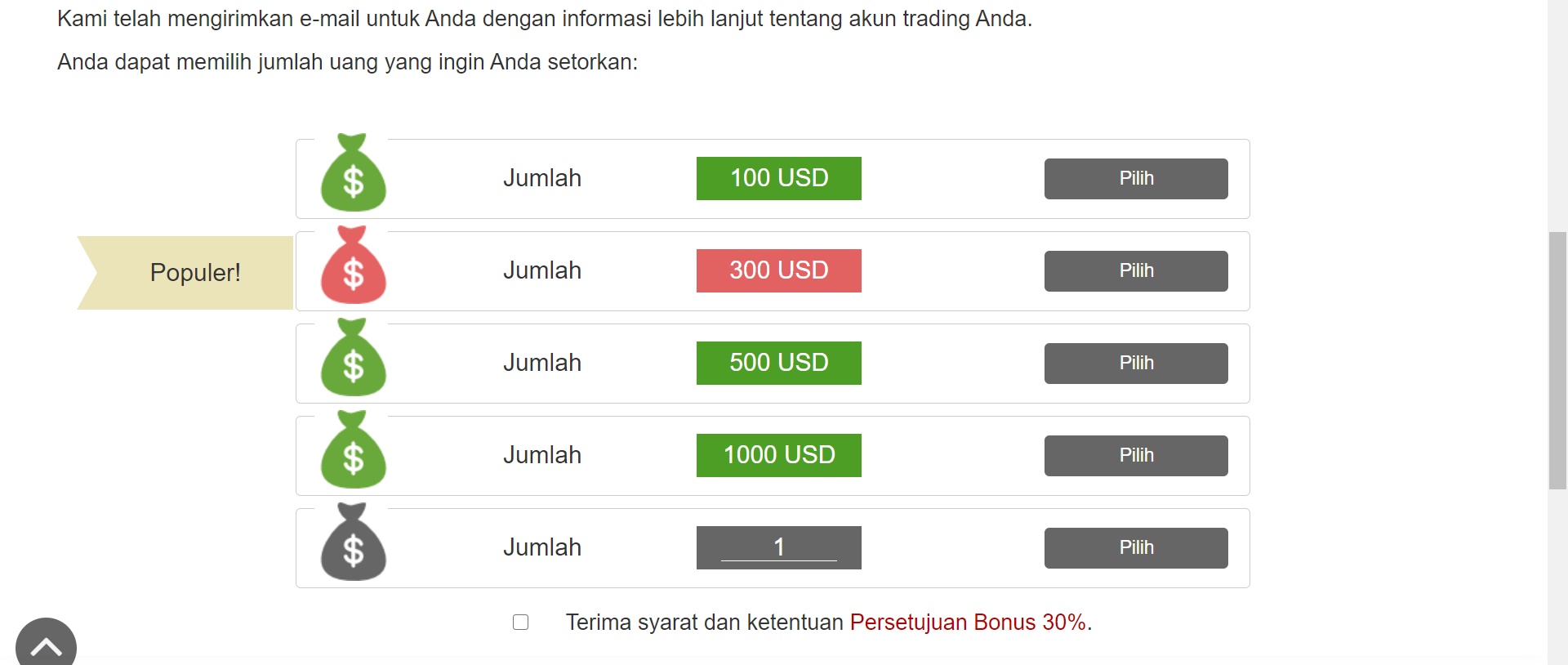 deposit instaforex