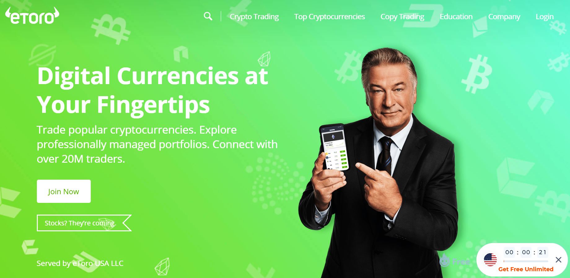 Akses Website eToro