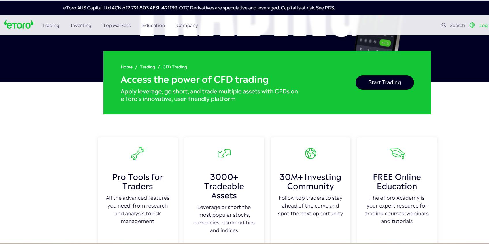 aplikasi trading emas terbaik adalah eToro