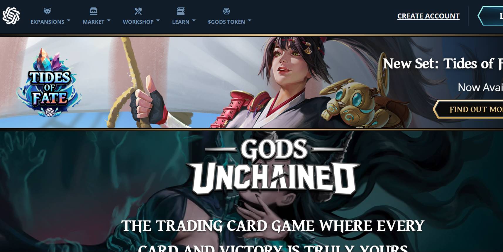 Gods Unchained merupakan game crypto penghasil uang gratis tanpa modal